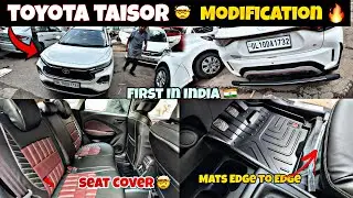 2025 🥳Toyota Taisor Modified 🤯AccessoriesBase To Top ModificationToyota Genuine #karolbagh 