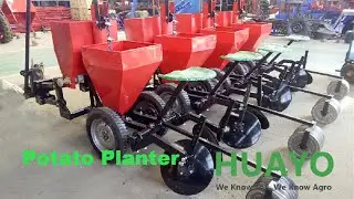 How to Triple Potato Planting speed with tractor driven planter | HUAYO AGRO