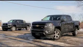Chevrolet Colorado 2015 года против Toyota Tacoma 2015 года