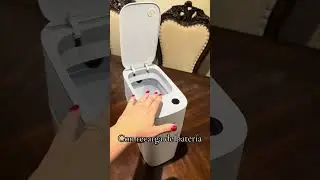 Smart trash can for a cleaner, hygienic bathroom #bathroom