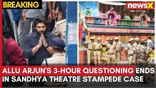 Allu Arjun's Questioning Concludes After Over 3 Hours at Cikkadapally Police Station | NewsX