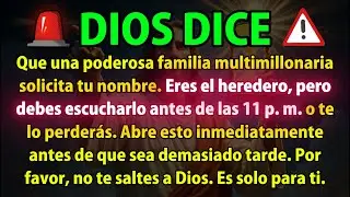 🧾Dios dice: Una poderosa familia multimillonaria solicita tu nombre. Eres el heredero, pero…