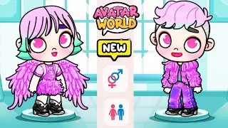 AVATAR COUPLES😍😍IN STARDUST CITY//PAZU /CANDYMIA #avatarworld #tocaboca