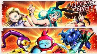 Challenge Rush Part 2: Universe 2 & Female Warriors clear! | Dragon Ball DB legends