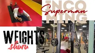 Gym tuut gya😱😱&hellip;&hellip;.Ab weights shuru. Superman style. @Rishabhkapoorvlogs 
