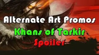Alternate Art Promo Foils Comparison - MTG Khans of Tarkir