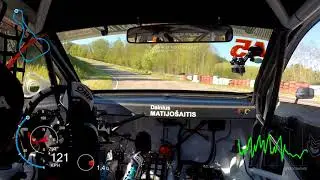 Fast Lap 2017 I etapas, Nemuno Ziedas. XtraEVO, Dainius Matijo&scaron;aitis Onboard. Track record 1:10.126