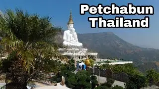 Amazing mountain top Buddhist Monastery and temple in Phetchabun Thailand #Phetchabun
