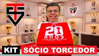 Kit S&Oacute;CIO TORCEDOR do S&Atilde;O PAULO FUTEBOL CLUBE│UNBOXING│F&Eacute; NO PAI que o S&Atilde;O VAI│TV FnP