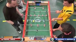 Spectacular foosball shot - Reprise de vol&eacute;e au babyfoot