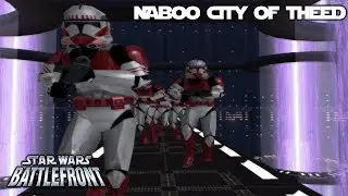 Star Wars Battlefront 1 (PC) MODS: Serejas - Naboo: City of Theed