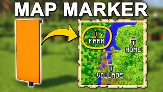 How to Make a MAP MARKER in Minecraft (Tutorial)