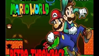 SUPER MARIO WORLD - RETRO SUPER NINTENDO THROWBACK