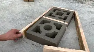 Diy - Cement Ideas Tips - Rapid prototyping and molding of garden decorative ventilation bricks