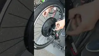Imortor motor front hub installation