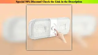 Discount Highbright 120LED Car Interior Reading lights 3 Color dimming RV Dome lights 12V Boat Truc