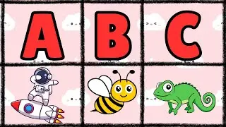 🛸 ABC Space Mission! A for Apple to Z for Zebra 🦓 | Learn the Alphabet with Fun