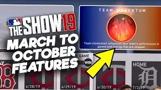 First Look at March to October Gameplay Features and Rewards in MLB The Show 19