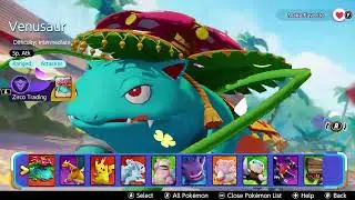 Sunshine Style Venusaur animation without text Pok&eacute;mon Unite Nintendo Switch 13 December 2021