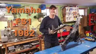 Yamaha fs1 1982 - Sandbl&auml;string, svetsning och slipning av svingen. Del.9.