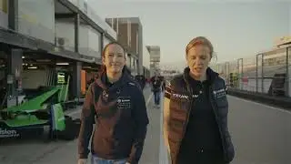 Alice Powell and Alisha Palmowski prepare for Formula E preseason testing