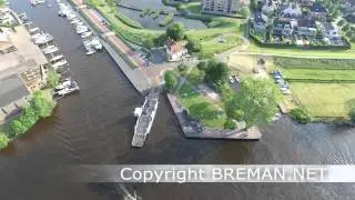 12-06-2015 Transport jacht Vitters bij Veer Genemuiden