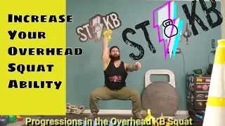 Overhead Kettlebell Squat Progressions : 10 min of Movement & Mobility
