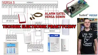 Egzamin zawodowy TECHNIK ELEKTRONIK - SSWiN - Alarmy Satel Versa 5 arkusz praktyczny 2019 czujka PIR