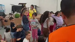 Oração com as crianças 
