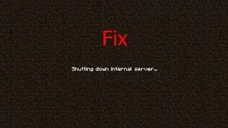 How to Fix Minecraft Forge [Shutting down internal server] [Easy]
