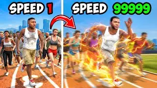 GTA 5 but EVERYONE Gets FASTER!