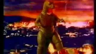 MTV Smokin Godzilla Ident Animation 1996 old toys