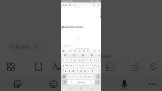 How to create and save a WORD Document in Smartphone using WPS App.