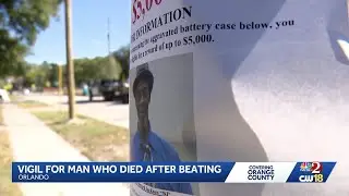 Community holds vigil for man beaten to death in Parramore