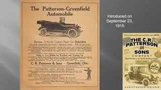 C. R. Patterson and Sons Company Story &ndash; First Black Automobile Manufacturers - Part 8 of 10