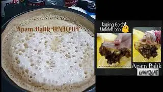 Apam Balik unique ( traditional pan cake)