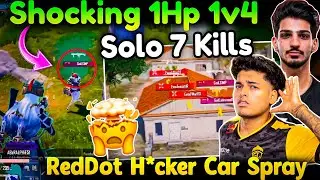 Admino Solo 7 убийств🥵Simpp Shocking 1v4🤯 RedDot H*cker Car Spray💀Все в шоке😱BMSD