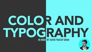 Color & Typography In Illustrator | Branding Design | In Hindi