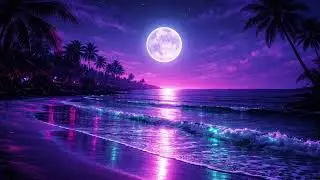 Neon Coastline  | 80s synth music | Instrumental |  Music Your Mind
