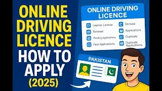How To Make a Driving License in Pakistan | Complete Step-by-Step Guide 2025