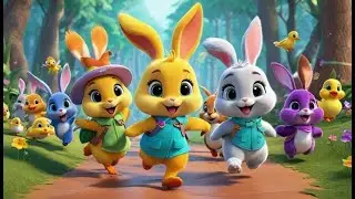 Lulu Lamb Finds a Rainbow | Colorful Learning Song for Kids | Nursery Rhymes in English