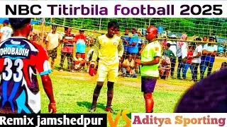 Penalty shootout ||Remix jamshedpur vs Aditya Sporting||At :- Titirbila football tournament 2025