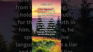 Bible Verse for Spiritual Growth John 8:44 #hotjavaandjesus