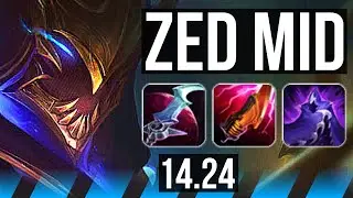 ZED vs QIYANA (MID) | KR Diamond | 14.24