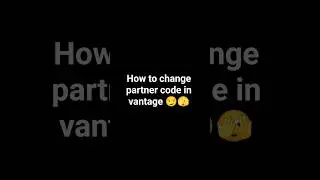 How to change partner code on vantage #trading #forex #business  #investing