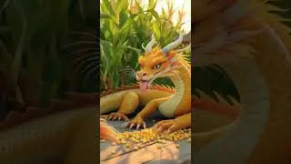🐉🌽 A Whimsical Dragon in the Cornfields