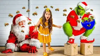 UM PAPAI NOEL MALVADO ASSUSTOU O PAPAI NOEL BONZINHO E A LAYRA TEVE QUE AJUDAR!! 