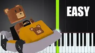 Arcade world -  Super Bear Adventure - EASY Piano Tutorial 