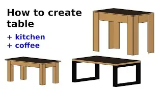 How to create table | FreeCAD Woodworking workbench