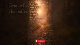 God Is Guiding You Step by Step &mdash; Even When the Path Is Unclear (Bible Truth)